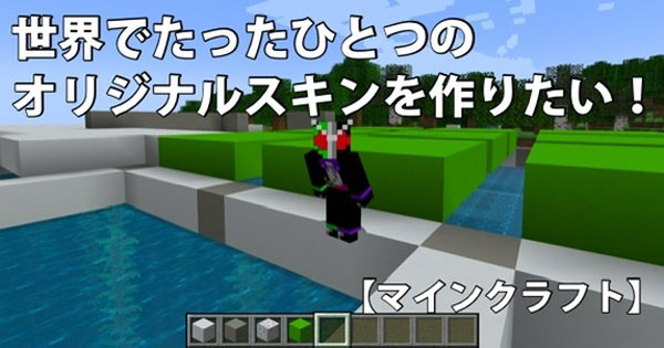 マイクラ 誰でも簡単にオリジナルスキンを作成できる おすすめサイト バッタブログ